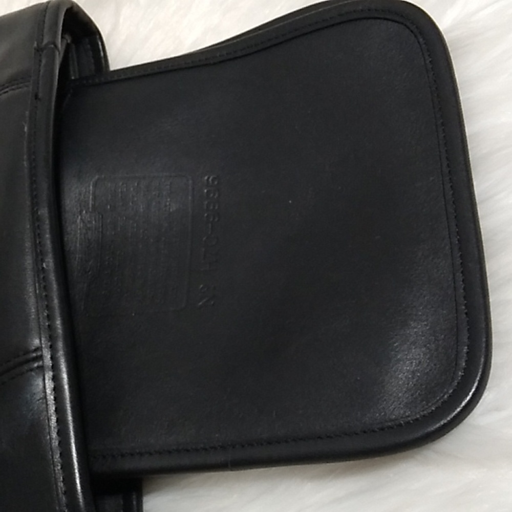 (#1) RARE! Coach Vtg Framed Leather Pouch Hinged Frame Closure - Picture 9 of 15